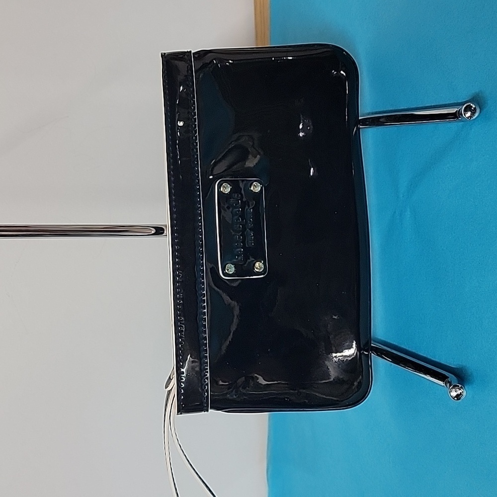 Kate Spade Patent Black Leather Mini Handbag Wristlet